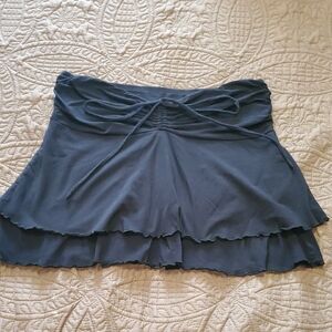 Wild Fable Black Layered Mini Skirt